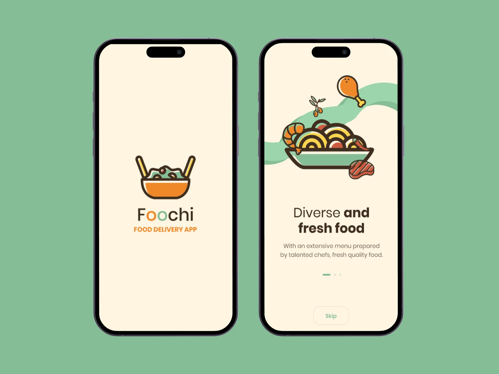 Foochi - Food Delivery App Flutter UI