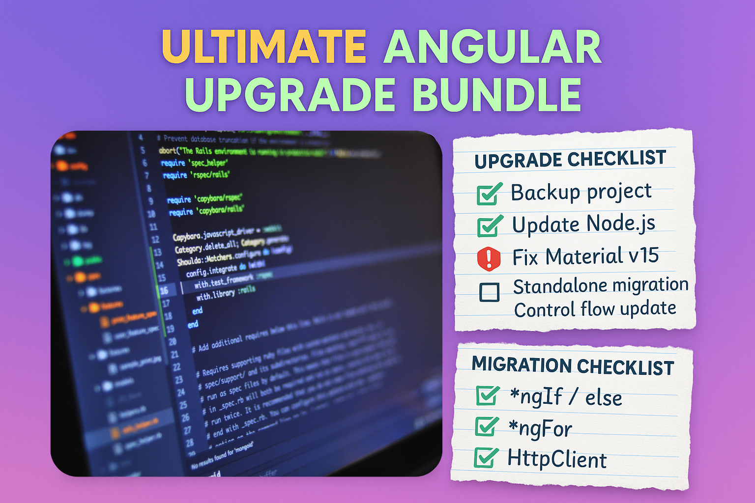 Ultimate Angular Upgrade Bundle 2025 product image