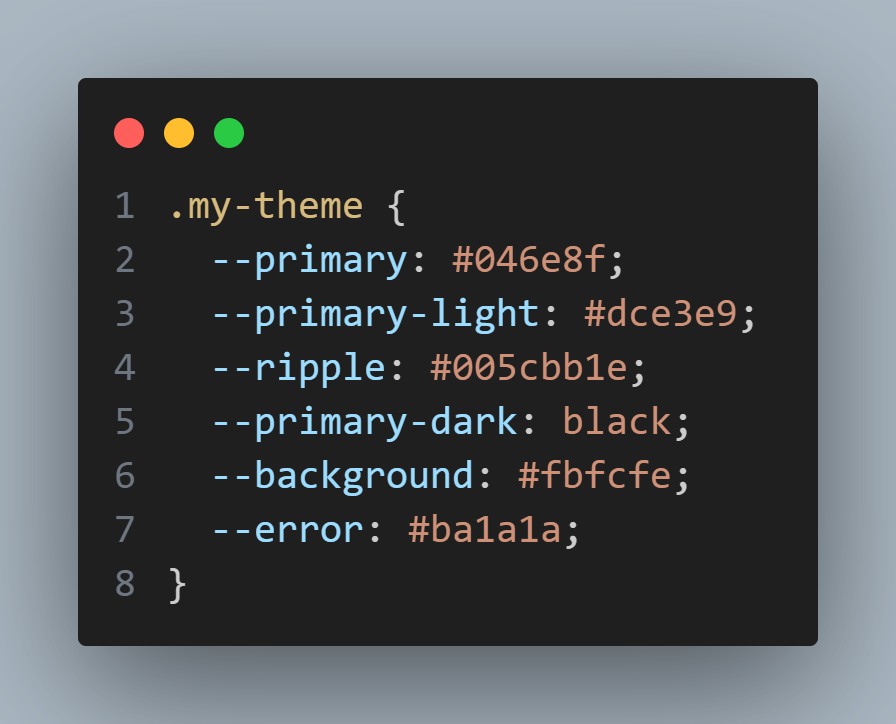 Easy Angular Material 3 Theming CSS file product image