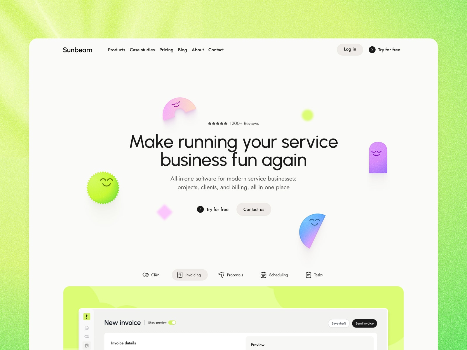 Sunbeam - B2B SaaS Framer Template